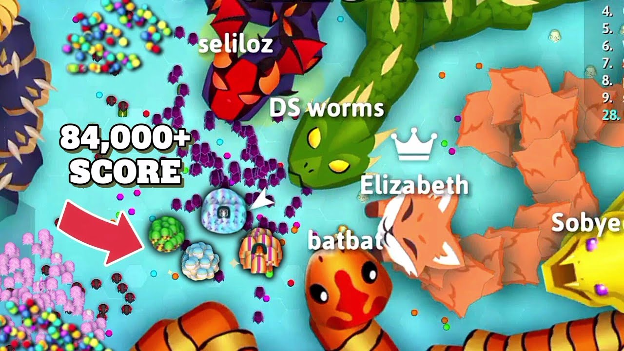 Snake io 🐍 Sylvan snake | Pro Style Feel 84,000+ Points || DS worms