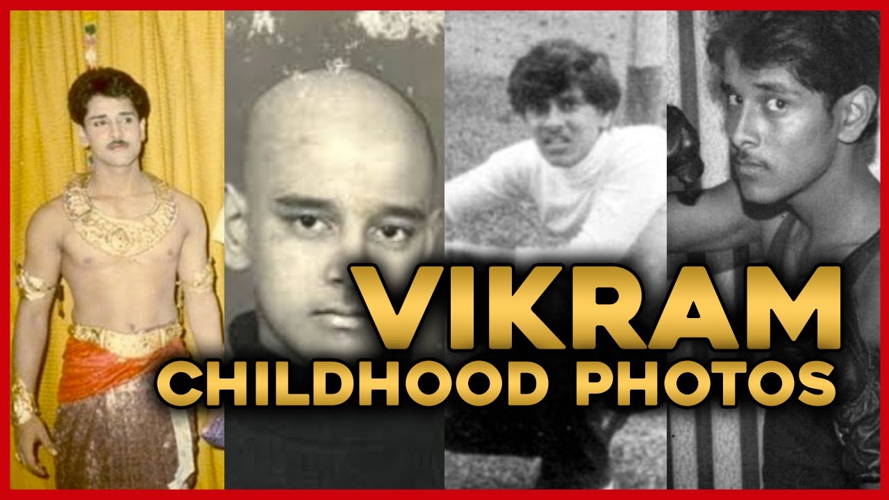 Actor Vikram Rare Photos and childhood Memories | Tamil Valaikkatchi