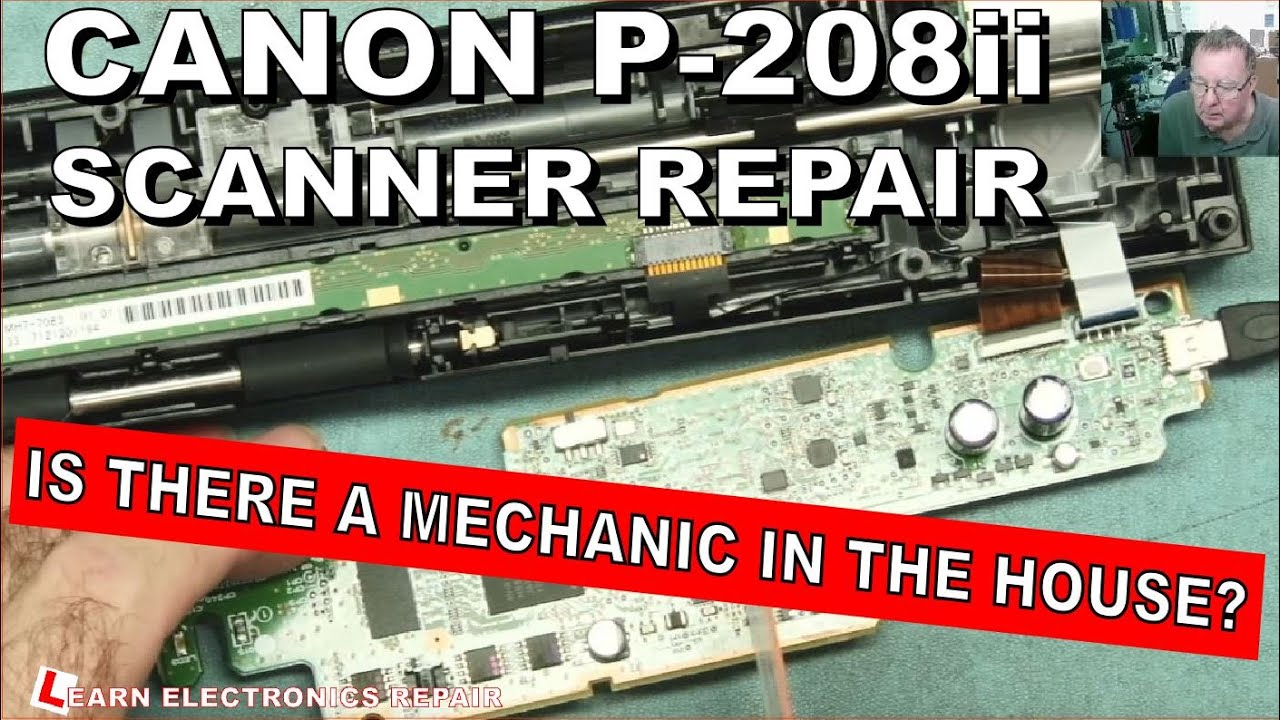 Canon Image Formula P-208ii Document Scanner Repair