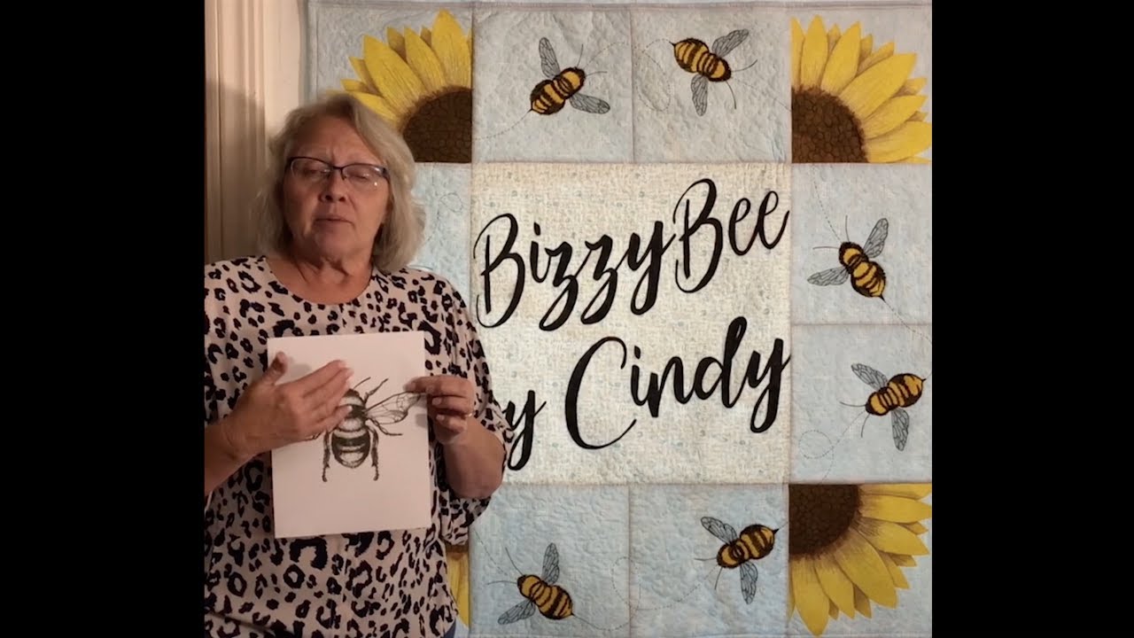 How to applique a bee