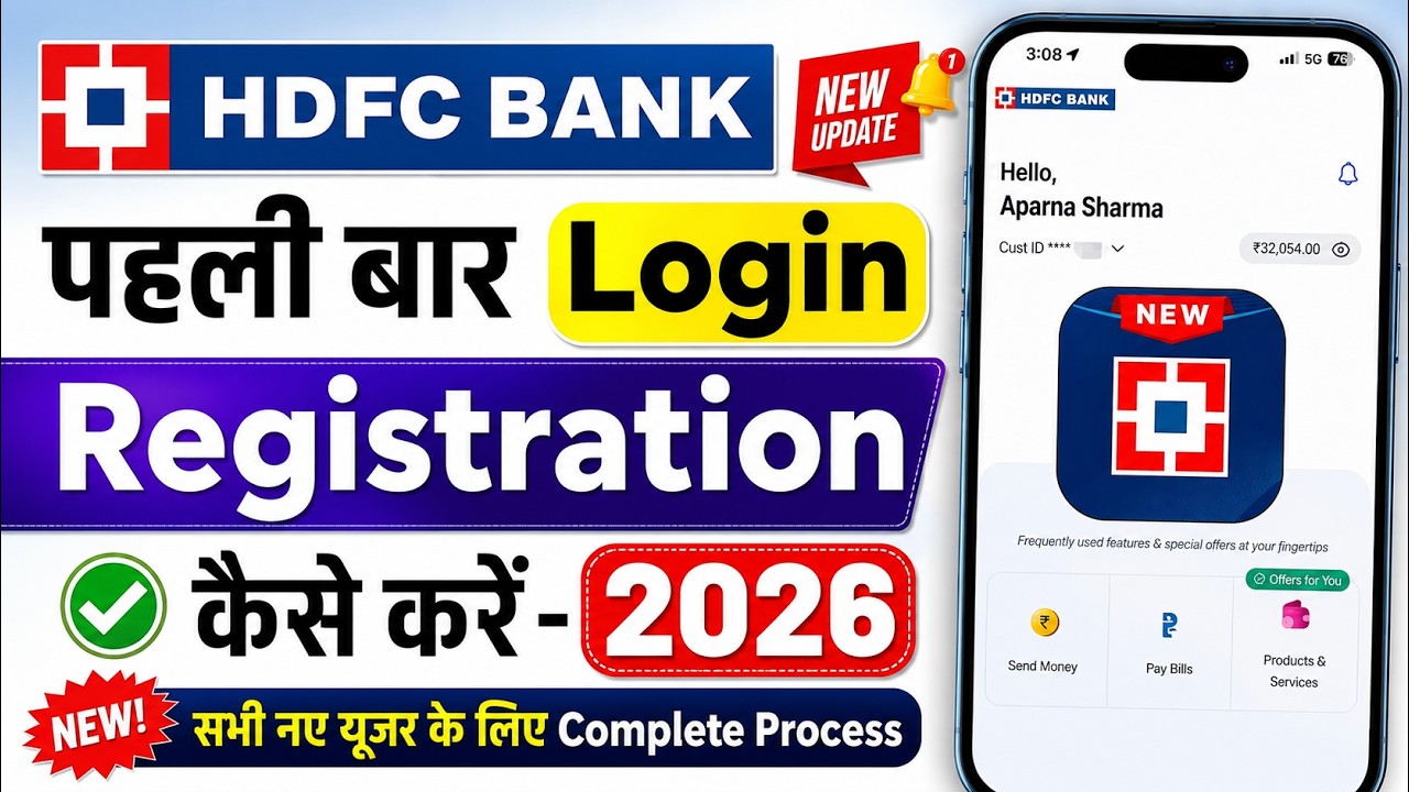 HDFC New Mobile Banking App🔥| How To Activate HDFC Mobile Banking | @ssmsmarttech