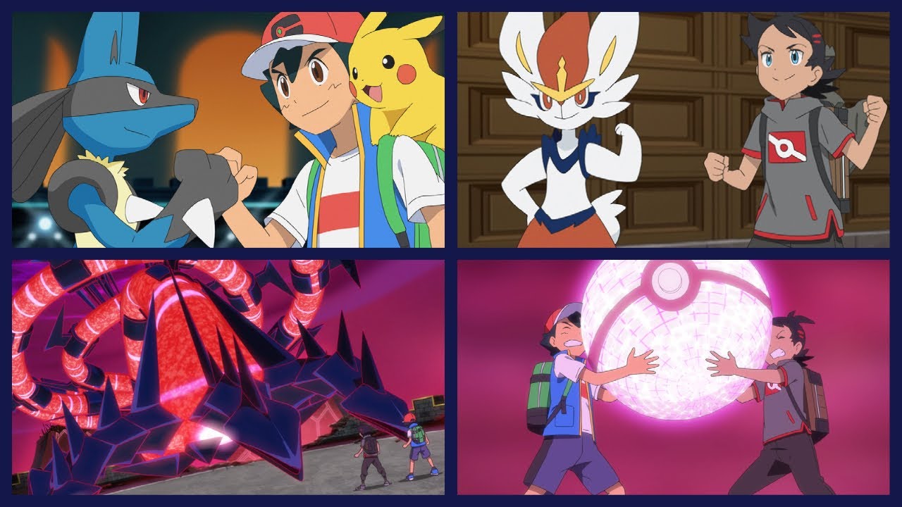 ASH'S RIOLU & GOH'S RABOOT EVOLVE! ASH & GOH CATCH ETERNATUS?! Pokemon Journeys Episode 45 REVIEW