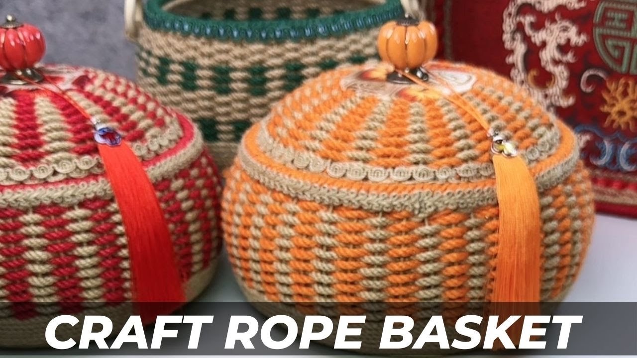 Pumpkin Basket DIY Ideas with Jute Rope and Recycle Plate at Home #diy #handmade #craft