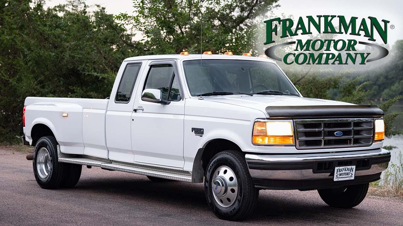 28K Mile - Manual - 1996 Ford F 350 XLT Dually RWD - Frankman Motors Company - Walk around/ Driving