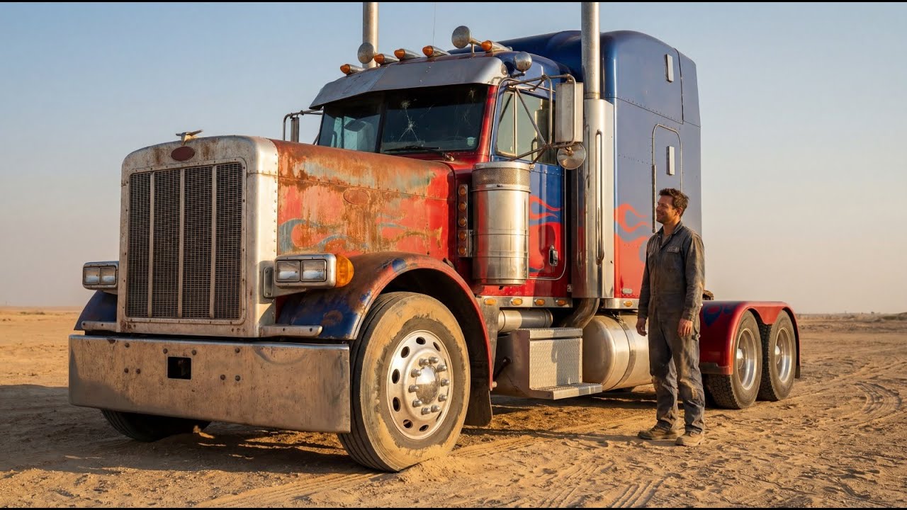 ASMR RESTORATION: Abandoned Optimus Prime Peterbilt 379 - From Desert Rust to Showroom Legend