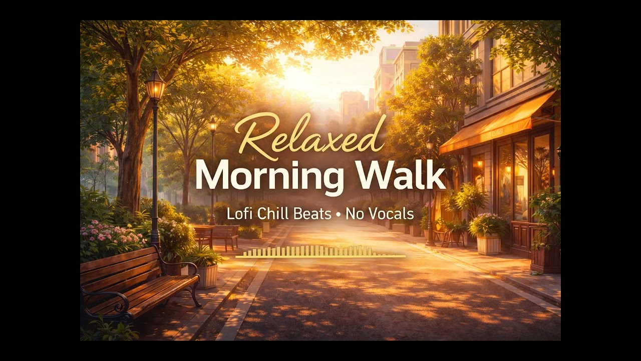 ☀️ Relaxed Morning Walk #11 | Lofi Chill Beats for Focus & Study | VMG