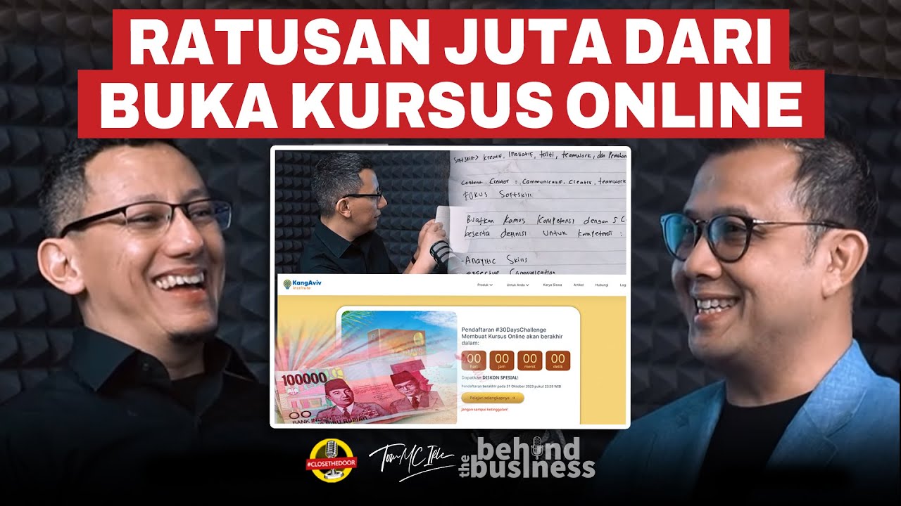 TIPS BUAT ONLINE COURSE LANGSUNG CUAN | SEKALI BIKIN INCOME MASUK TERUS ft. @KangAviv