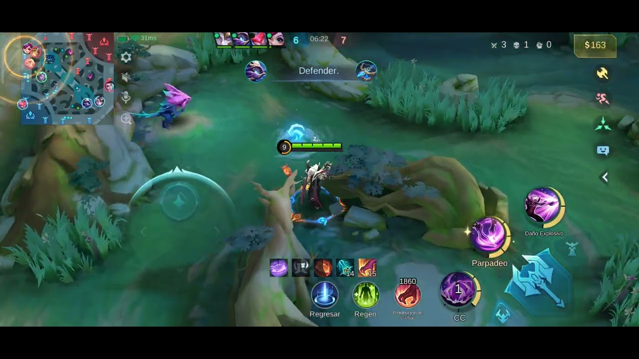 Jugando Mobile Legends hasta completar 50 partidas con cada héroe en clasificatoria.