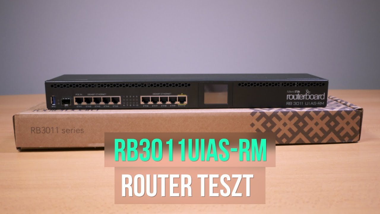 MikroTik RB3011UIAS RM Teszt