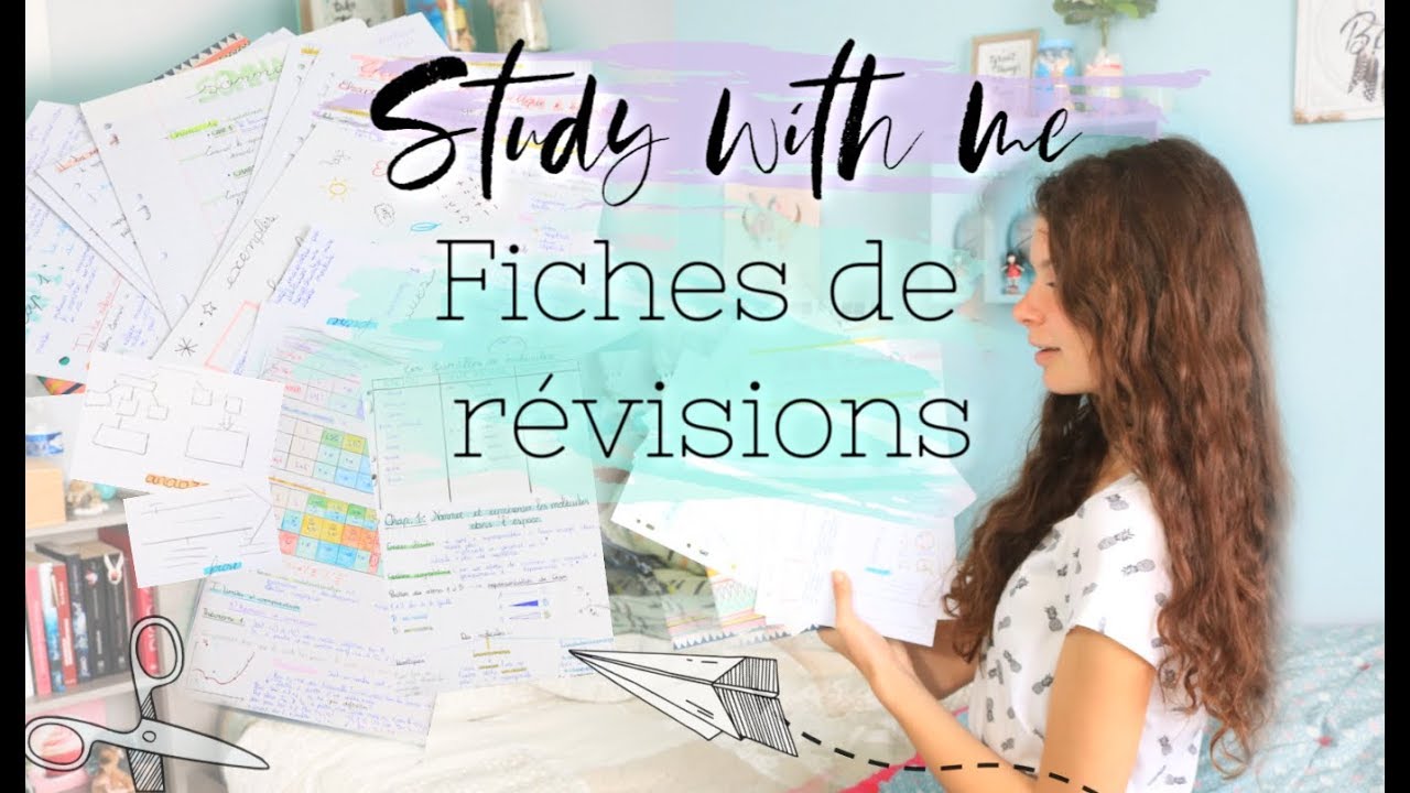 STUDY WITH ME - Fiches de révisions