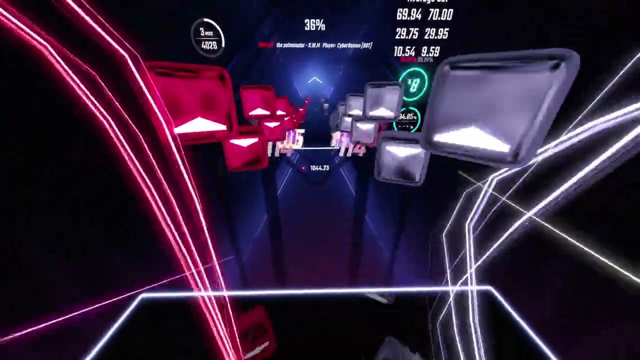 [Beat Saber AI] the palmanator - 93.66% 7 Miss