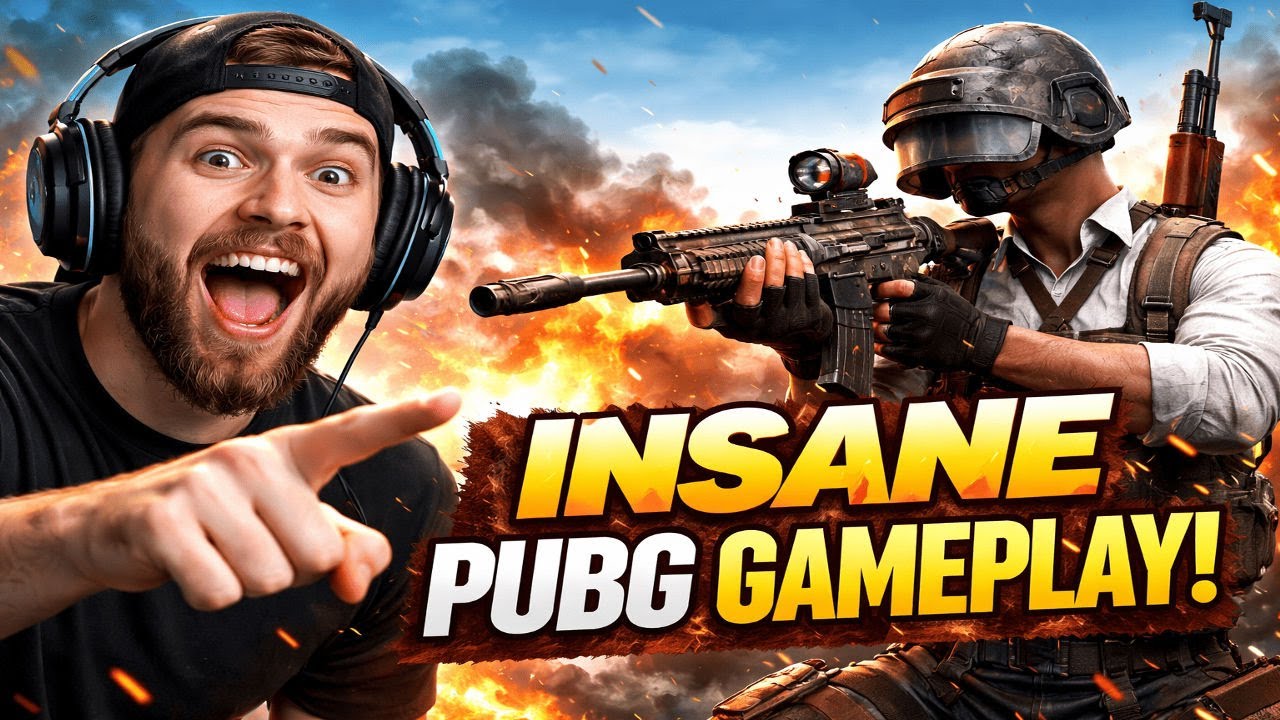 🏆 PUBG PC LIVE | ROAD TO CHICKEN DINNER | Gaming Man (Portrait)