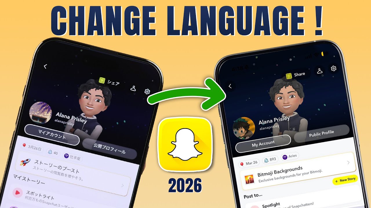 How to Change Language on Snapchat on iPhone! [2026 Update]
