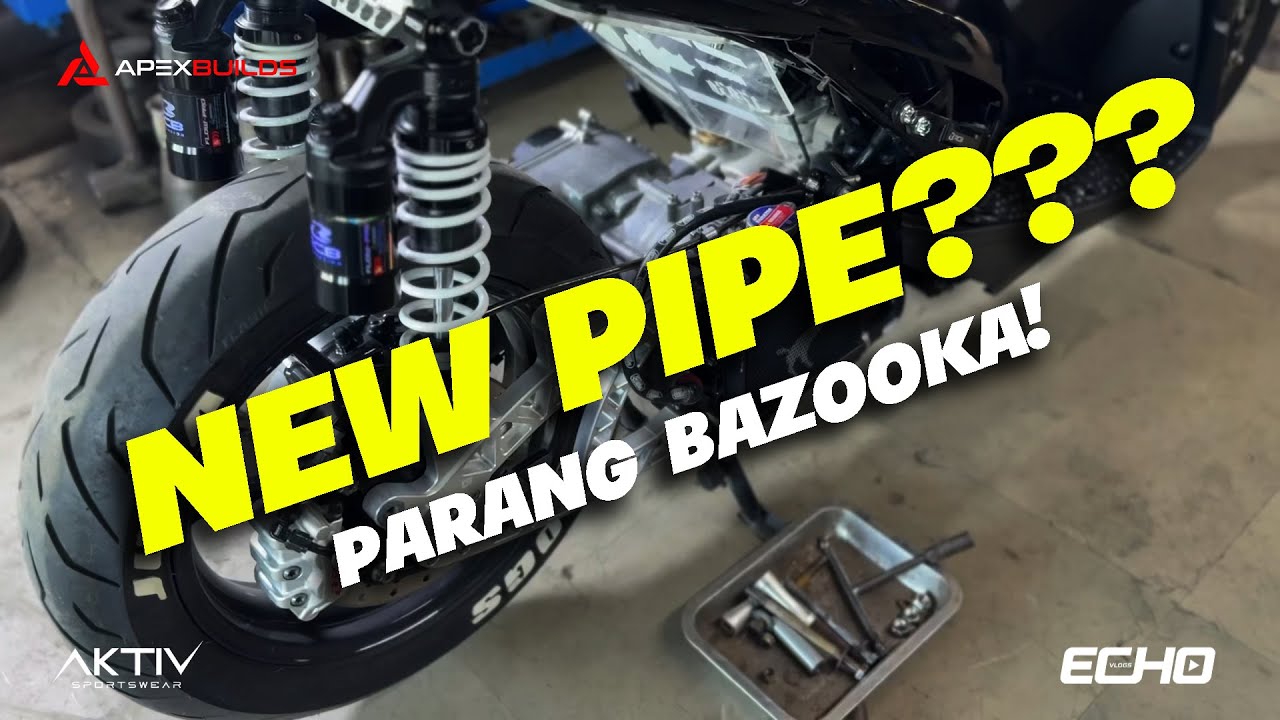 Aerox 232 New Pipe!