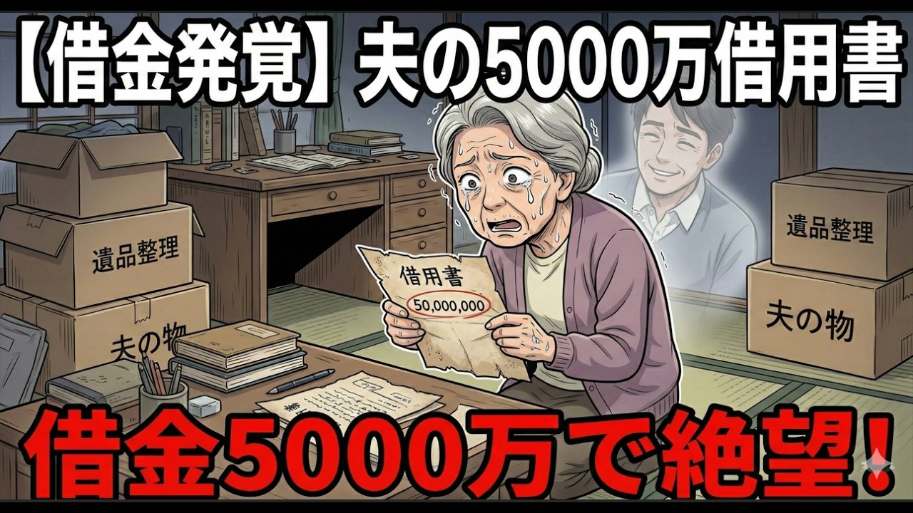 【借金発覚】亡き夫の机から見つかった5000万の借用書。途方に暮れる私を救ったのは、意外な人物だった