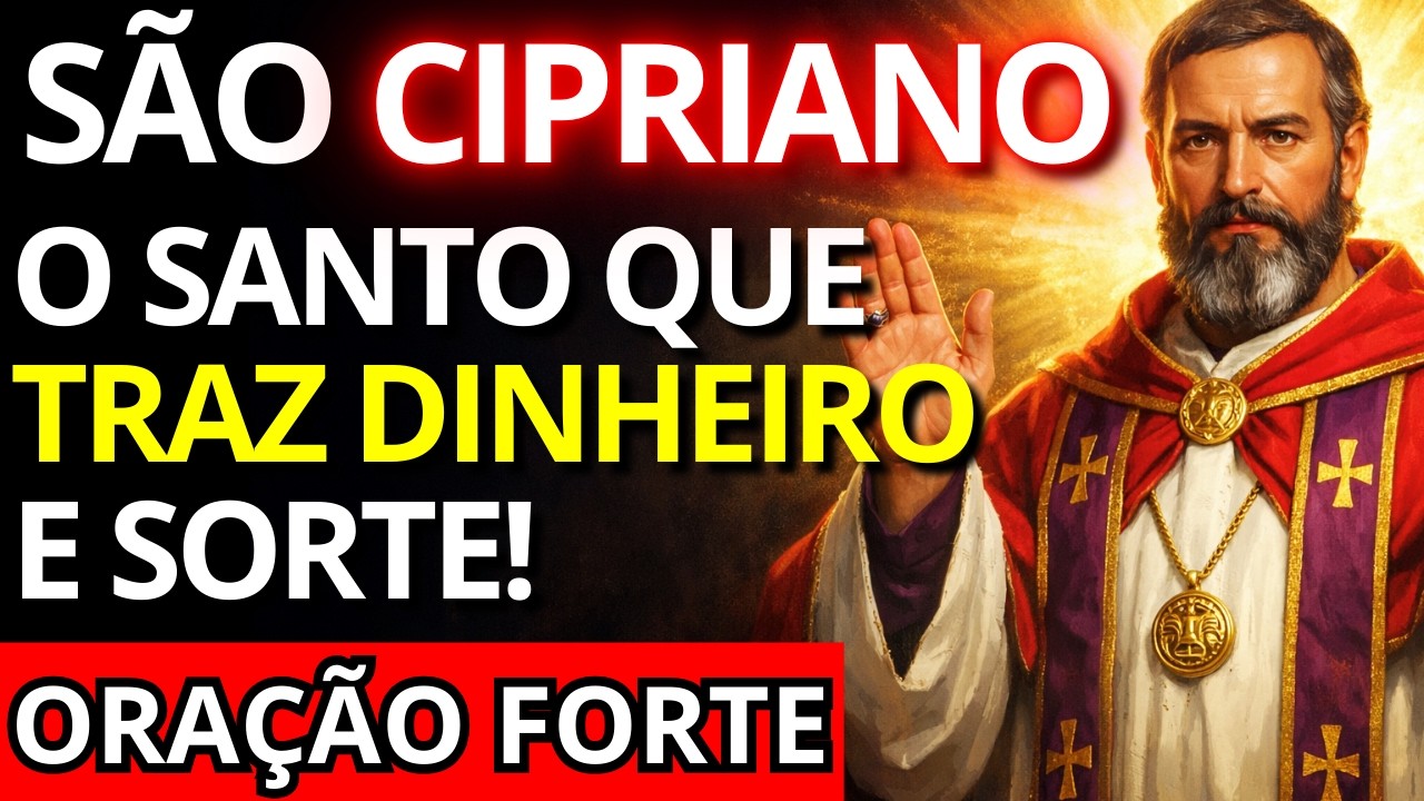 ORAÇÃO SÃO CIPRIANO: PARA TRAZER SORTE E DINHEIRO! FORTÍSSIMA