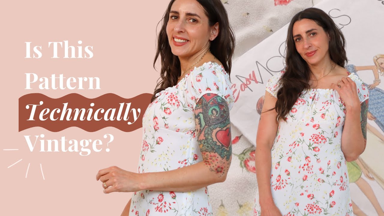 I Sewed a 90s Laura Ashley Dress Pattern! | Sew With Sarai, ep. 4
