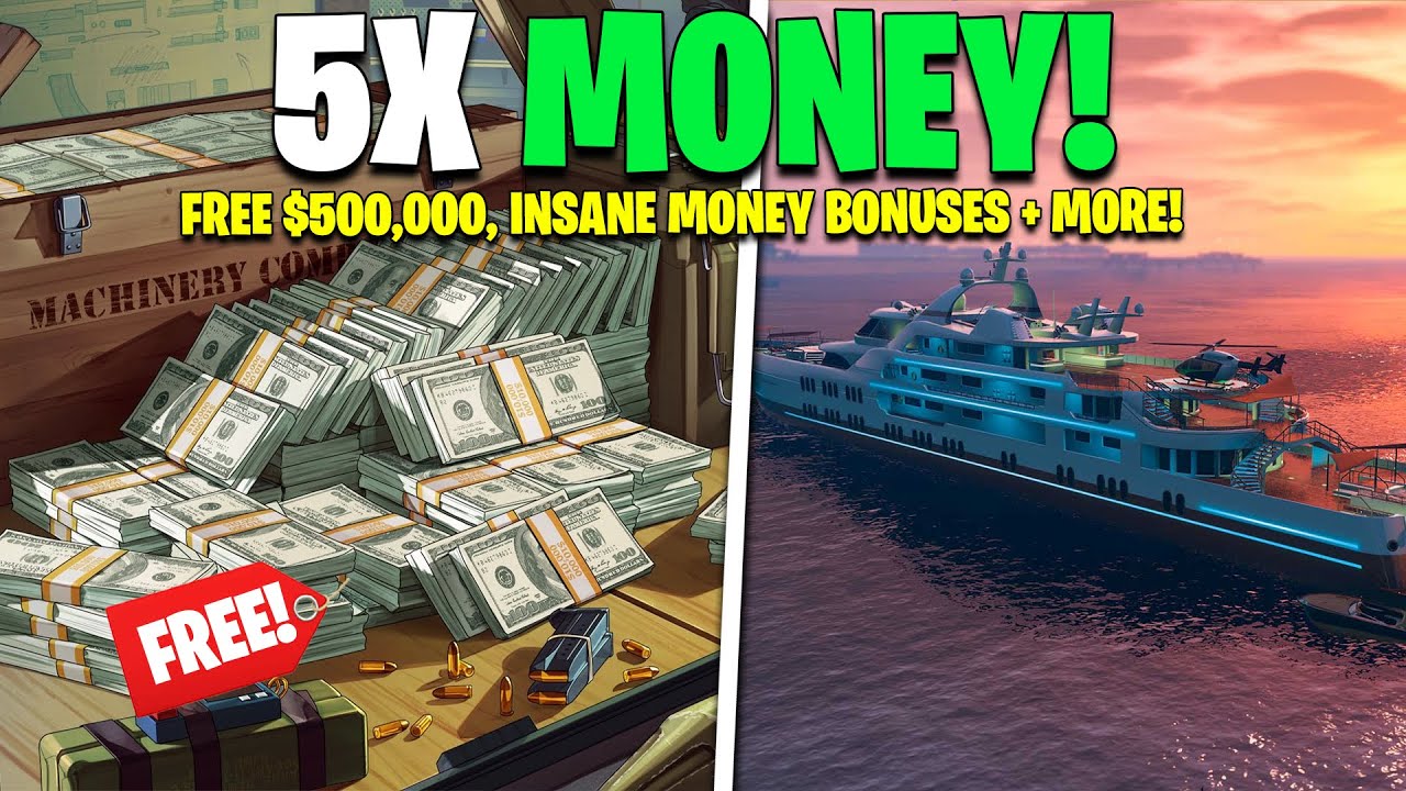FREE MONEY, 5X MONEY BONUS, DISCOUNTS + MORE! GTA Online Weekly Update