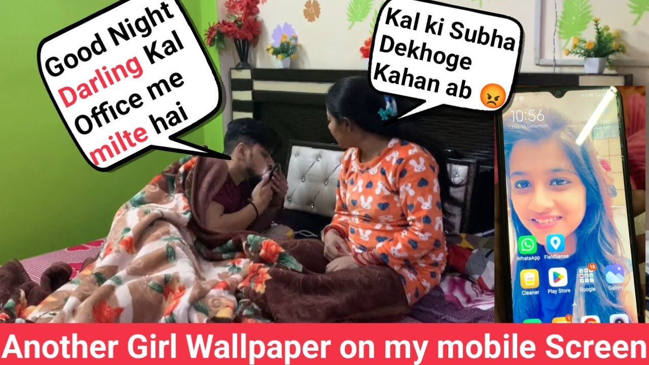 Another Girl photo on my mobile screen II irritating Prank on wife II Jims Kash