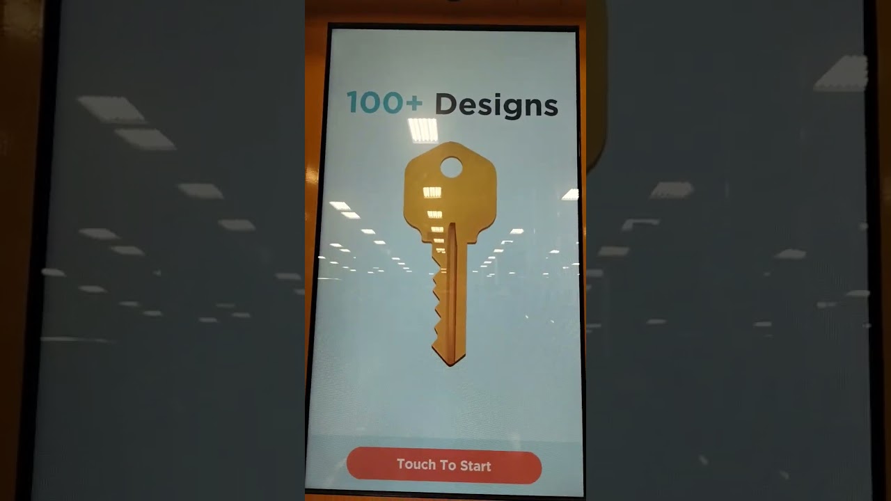 KeyMe Screen in Kroger