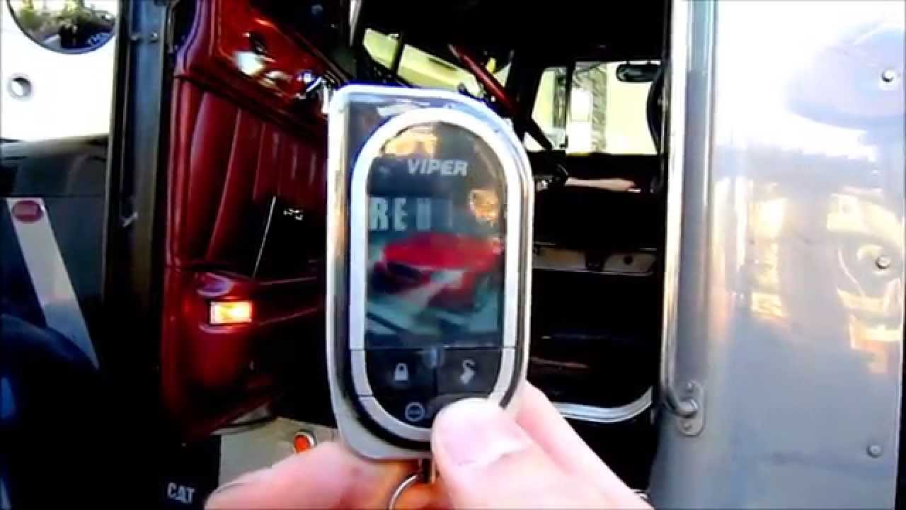 Viper 5902 Peterbilt Semi Truck Security and Starter Demonstration Full size and Compact vehicles