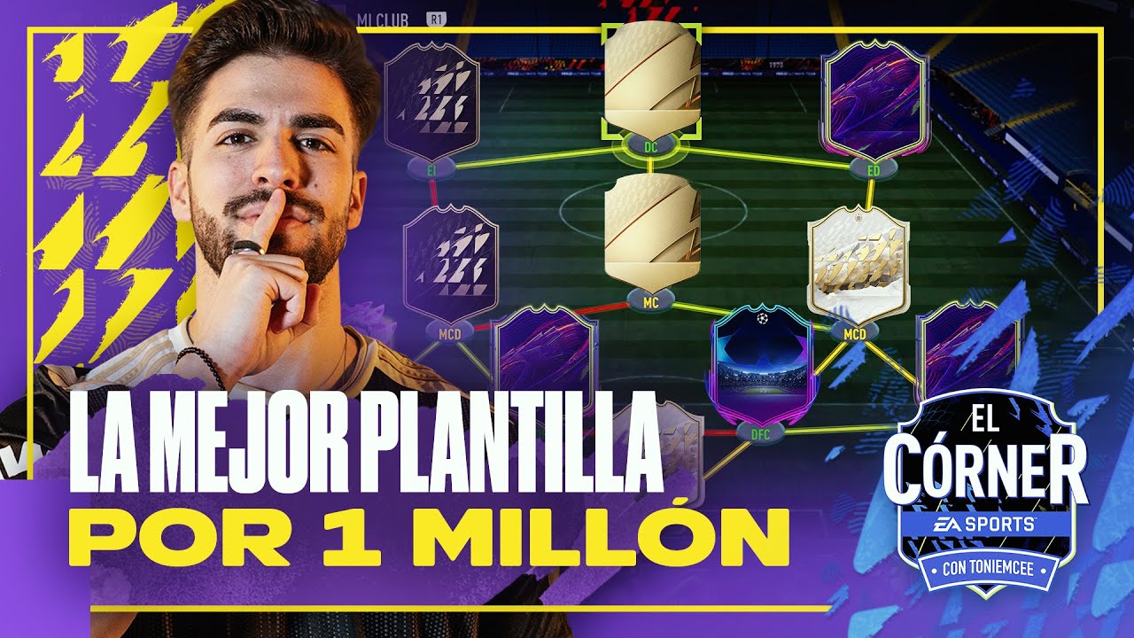 FIFA 22 | LA MEJOR PLANTILLA POR 1 MILLÓN + FORMACIÓN, TÁCTICAS E INSTRUCCIONES | EL CÓRNER