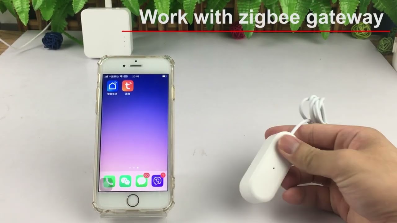 Zigbee Water Detector Tuya Smart Life APP Compatible with Alexa Google Home
