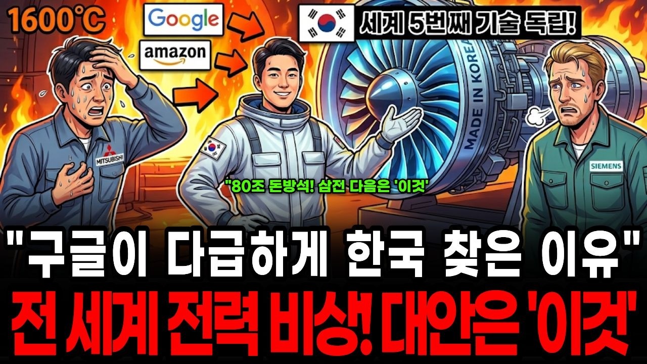일본과 독일의 몰락 80조 원 돈방석 !! 대한민국의 '수소 터빈'