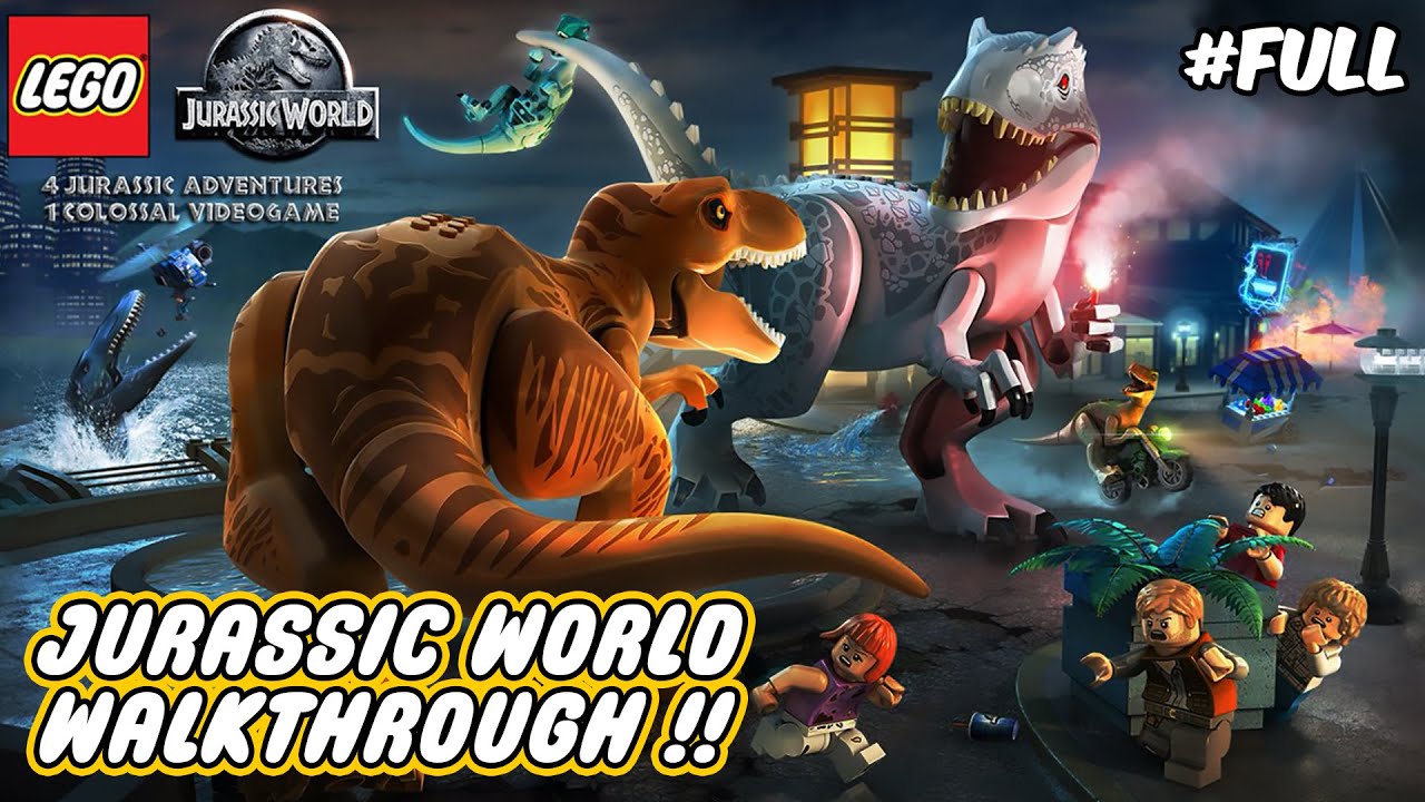LEGO Jurassic World - Full Game Walkthrough