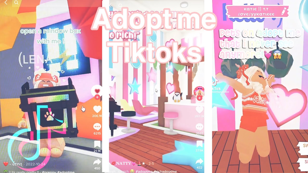 Adopt me tiktoks #4 | credits given