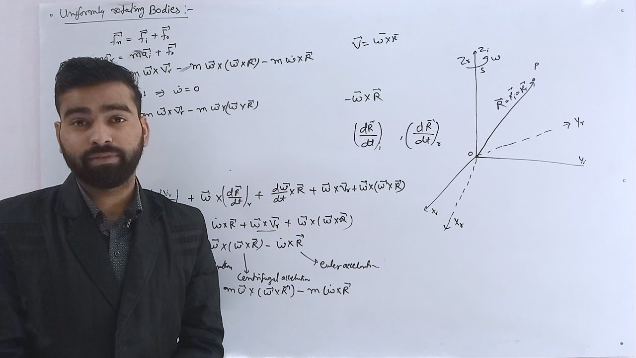 Uniformly Rotating bodies || Coriolis force and Centrifugal force || Classical Mechanics Lectures