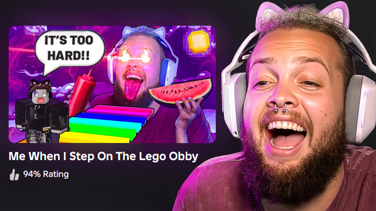 This Roblox Obby Is So Relatable 💀 - Me When I Step On the Lego Roblox Obby
