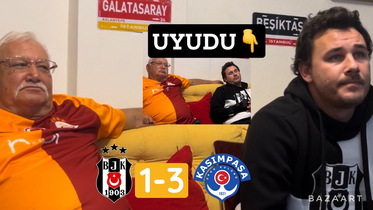 CENGİZHAN UYUDU BEŞİKTAŞ 3 YEMEYE DEVAM ETTİ MÜMTAZREİS ÜZGÜNMÜ SEVİNÇLİ Mİ? BEŞİKTAŞ 1-3 KASIMPAŞA