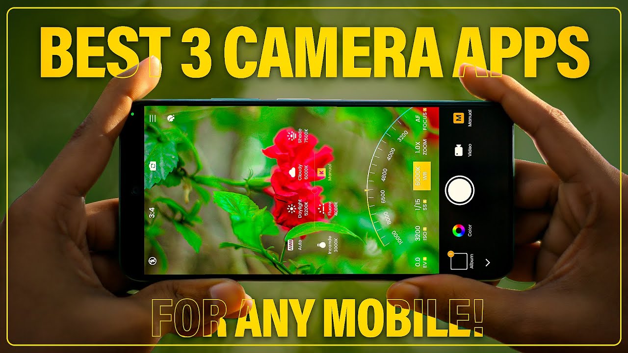 Best 3 Camera Apps For any Android || 3 Pro DSLR Camera Apps || Mazhar Pictures
