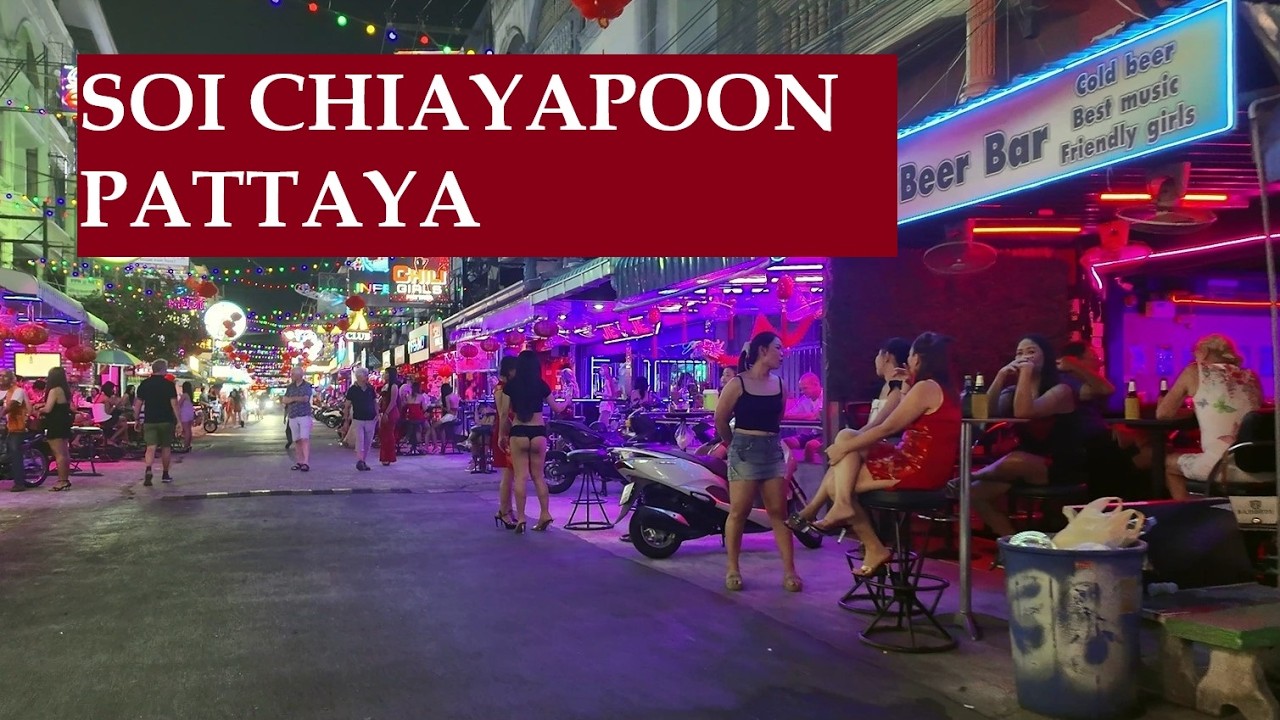 [4K] Soi Chiayapoon, Pattaya Nightlife Thailand 03 March 2026