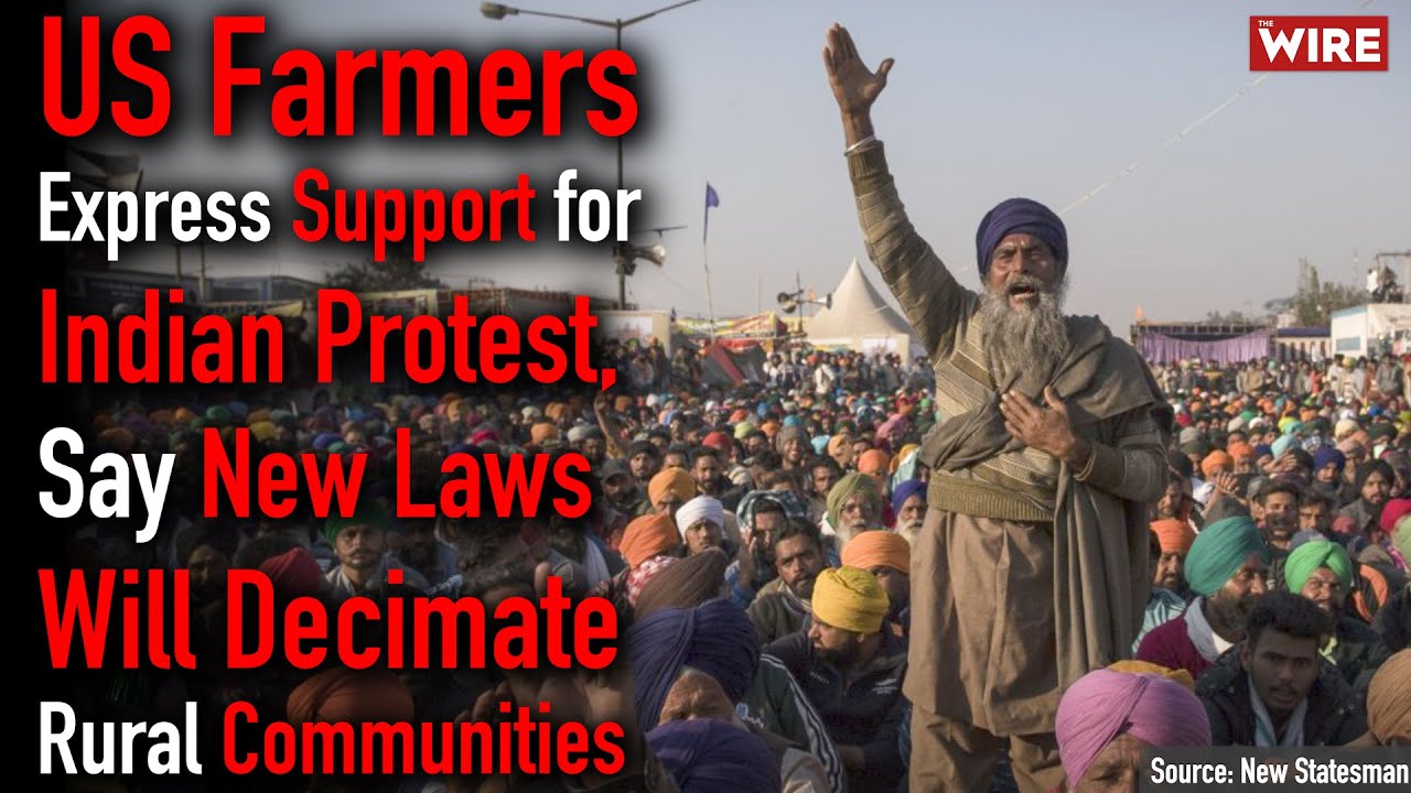 US Farmers Express Support for Indian Protest, Say New Laws Will Decimate Rural Communities | TWBR