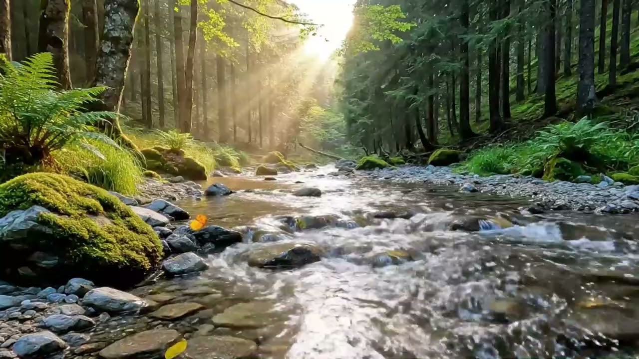 Relaxing Nature Sounds for Stress Relief 🌊 Pure Water Flow No Music, No Birds