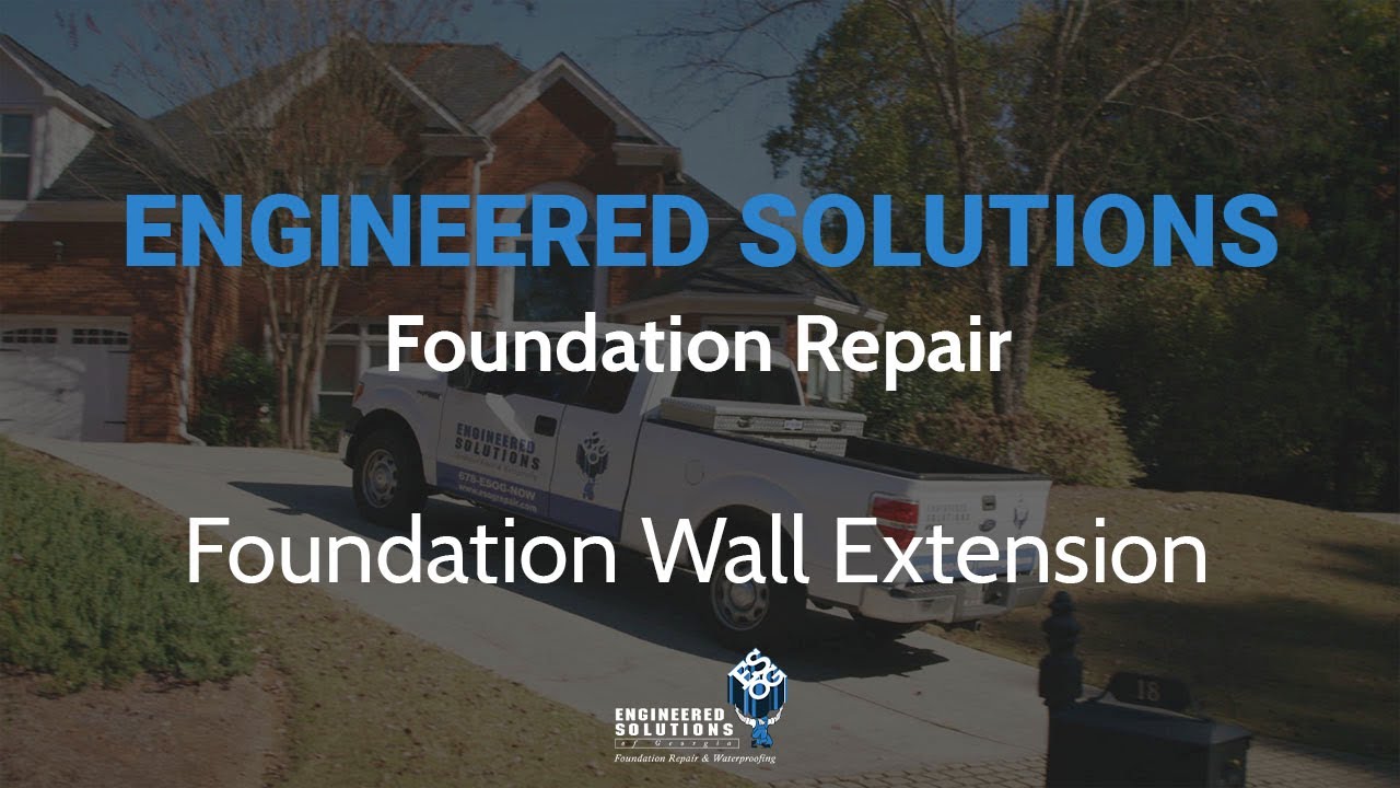 Foundation Wall Extension | Engineered Solutions of Georgia