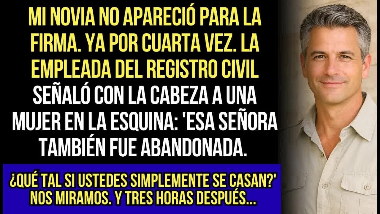 Por Cuarta Vez, Mi Novia No Apareció. Una Mujer Susurró： ＂Aquella También Fue Abandonada. ¡Cásense!