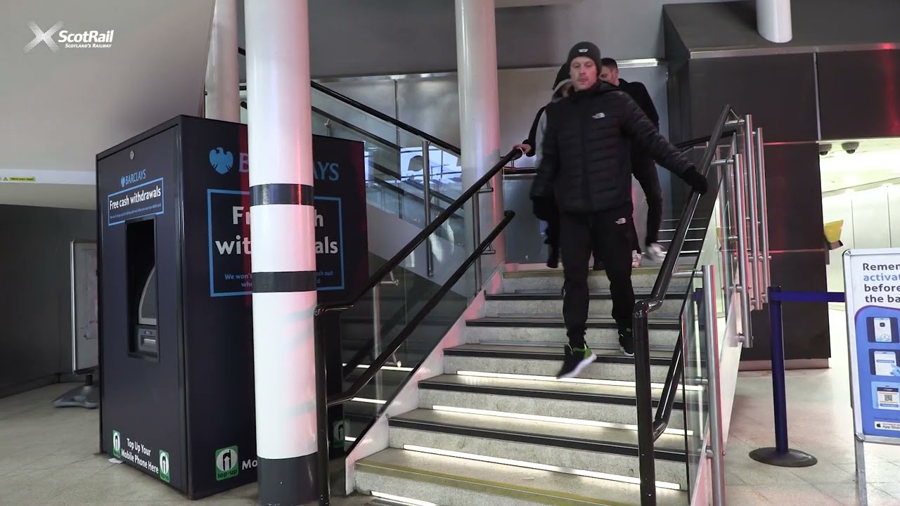 Stay Safe with ScotRail - Escalators and Stairs