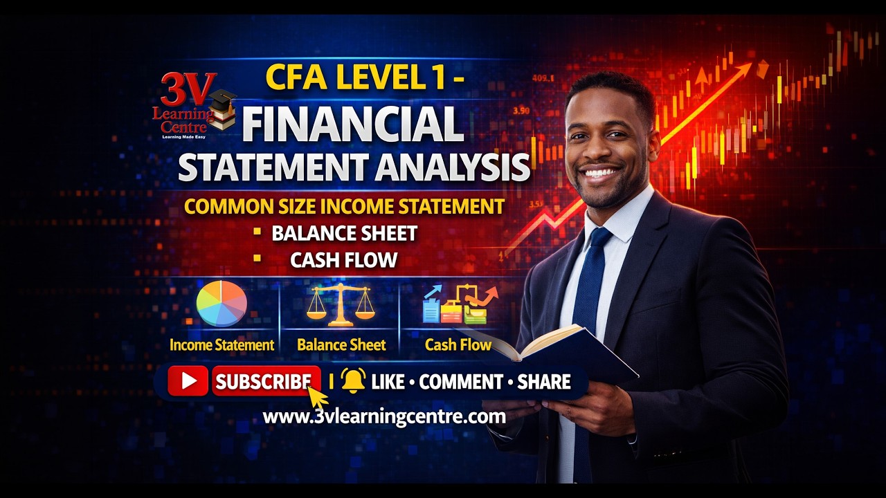 CFA Level 1: Financial Statement Analysis: Common size Income Statement| Balance Sheet| Cash Flow