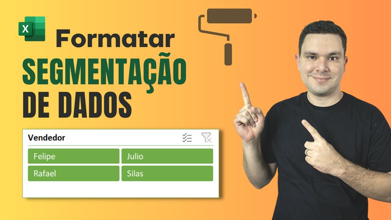 Como Formatar segmentação de Dados em Excel