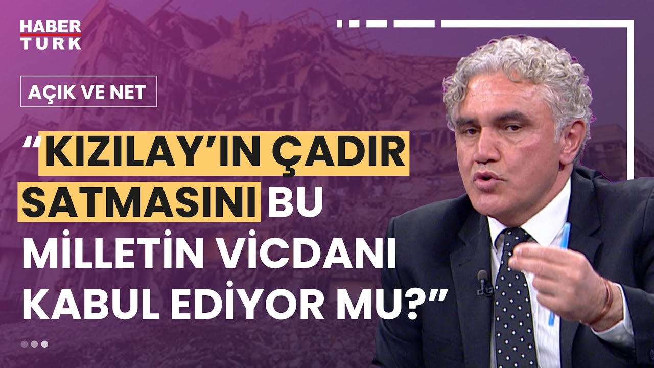 Kızılay neden parayla çadır sattı? Faruk Aksoy yanıtladı