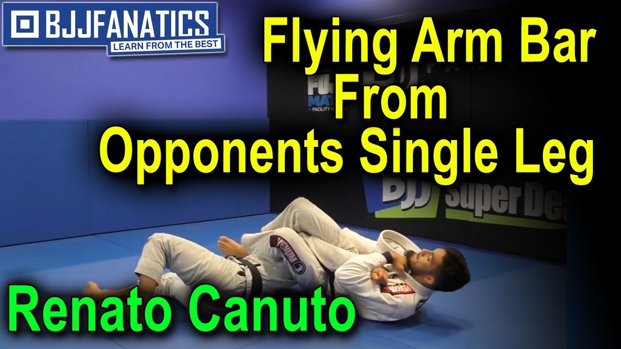Flying Arm Bar From Opponents Single Leg by Renato Canuto
