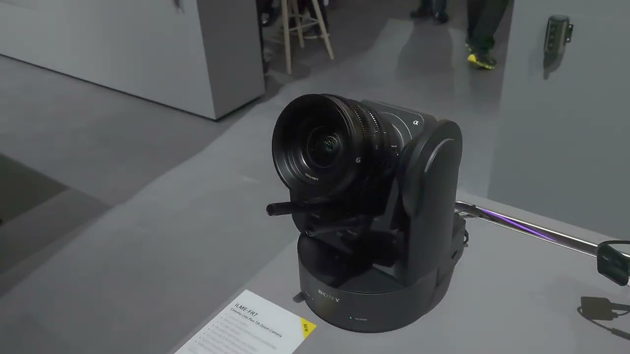Sony FR7 Pan, Tilt and Zoom camera at IBC 2022