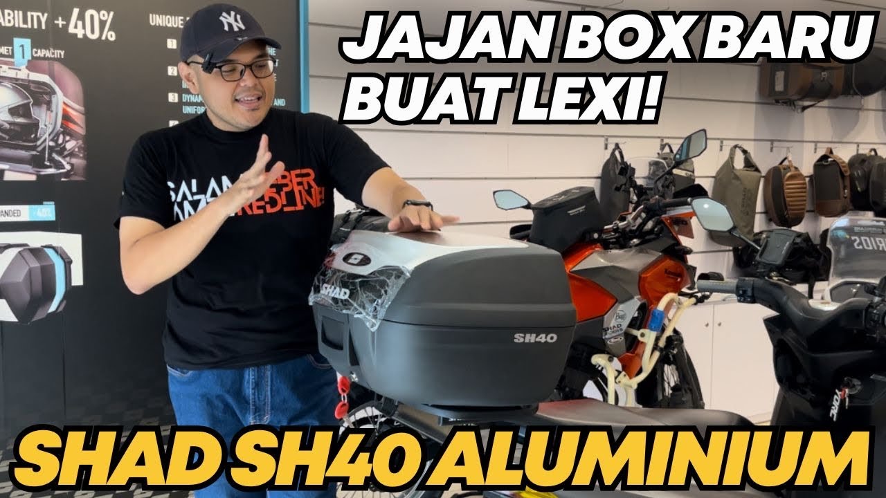 JAJAN LAGI BUAT LEXI! BOX SHAD SH40 ALUMINIUM, INI BARU PAS!!