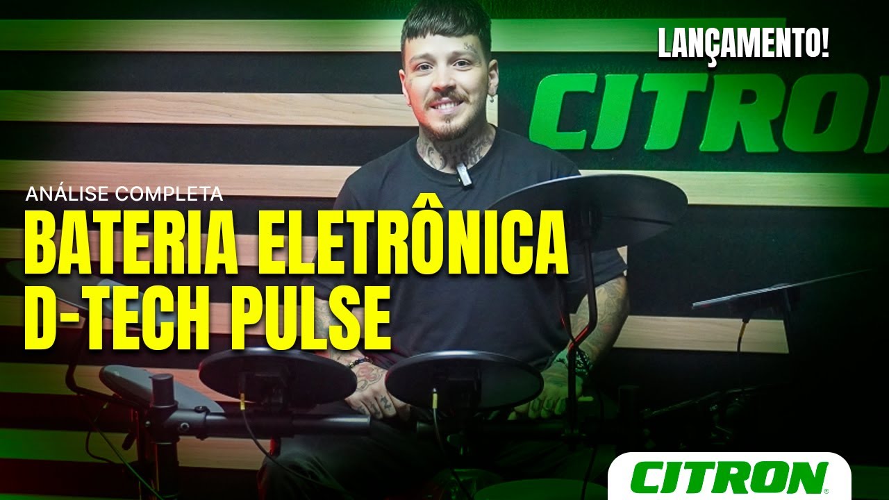 BATERIA ELETRÔNICA D-TECH PULSE | ANÁLISE COMPLETA (LANÇAMENTO)!