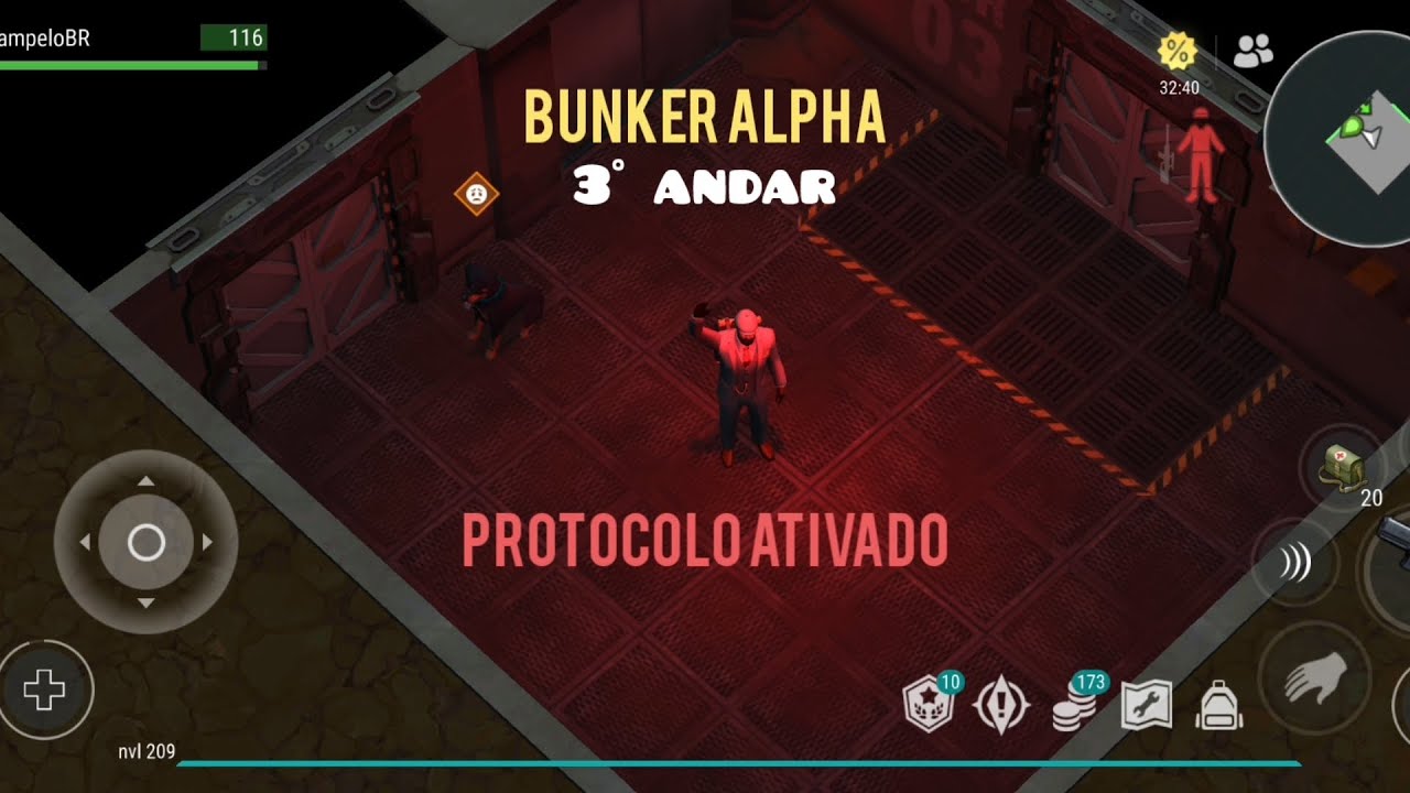 TUTORIAL BUNKER ALPHA 3° ANDAR NA GRANADA NO PROTOCOLO ATIVADO + BONUS - LDOE - Last Day on Earth