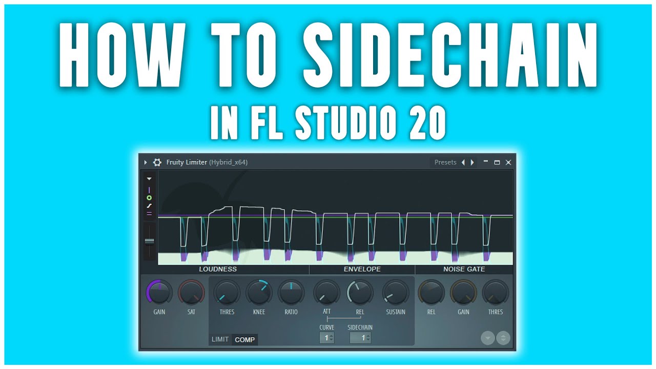 HOW TO SIDECHAIN KICK AND BASS WITH GHOST KICK FL STUDIO 20