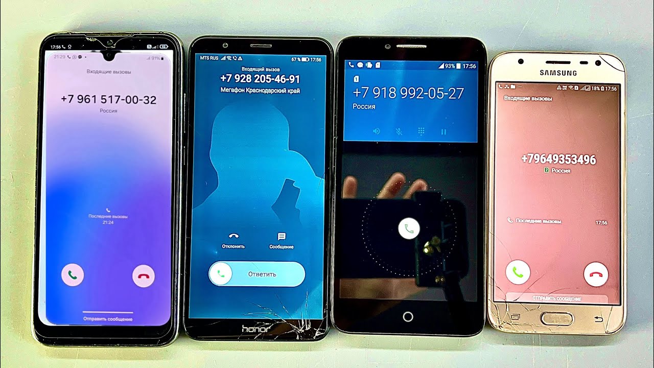 Incoming call & Samsung Galaxy J3& Redmi Note 8T & Honor 7X& Alcatel one touch POP